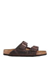 【送料無料】 ビルケンシュトック メンズ サンダル シューズ Sandals Brown