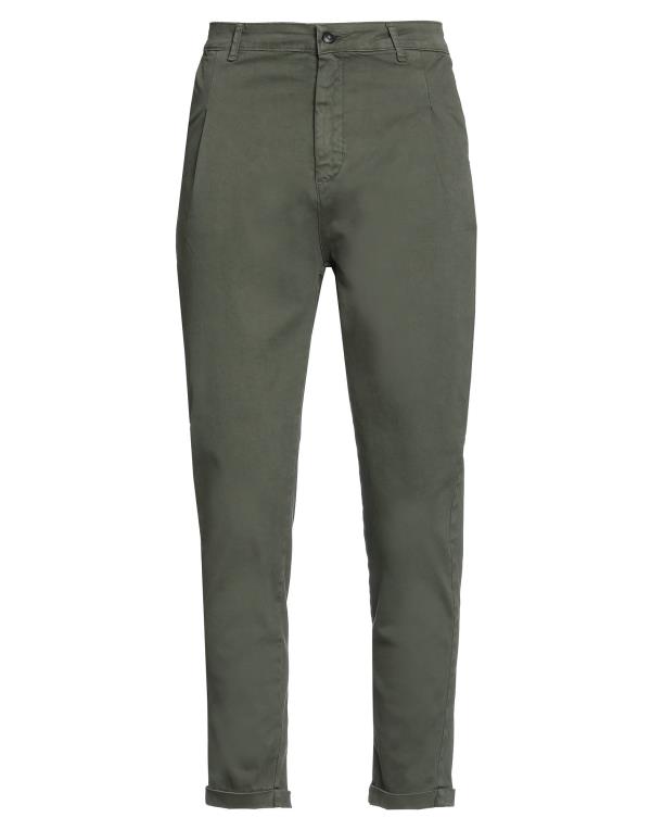 【送料無料】 スティローソーフィー メンズ カジュアルパンツ クロップドパンツ ボトムス Cropped pants & culottes Military green