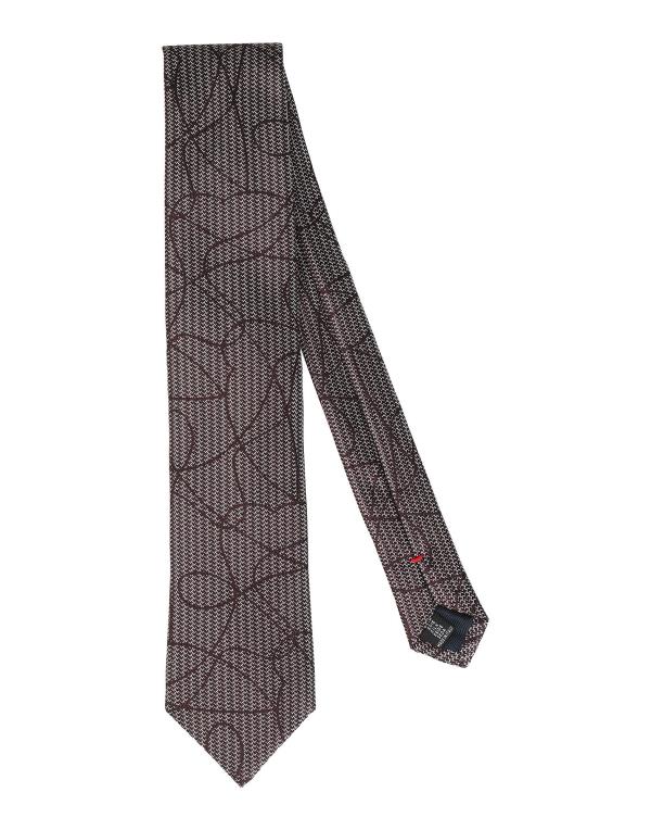  フィオリオ メンズ ネクタイ アクセサリー Ties and bow ties Dark brown
