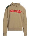 【送料無料】 ディースクエアード メンズ パーカー・スウェット フーディー アウター Hooded sweatshirt Camel