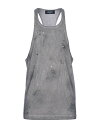 【送料無料】 ディースクエアード メンズ タンクトップ トップス Tank top Grey