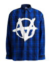 yz Fg Y Vc `FbNVc gbvX Checked shirt Bright blue