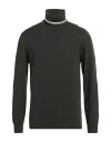 【送料無料】 アルファス テューディオ メンズ ニット セーター アウター Turtleneck Dark green