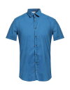 【送料無料】 センス メンズ シャツ トップス Solid color shirt Slate blue