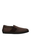 【送料無料】 トッズ メンズ スリッポン・ローファー シューズ Loafers Dark brown