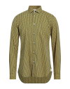 【送料無料】 マニュエル リッツ メンズ シャツ トップス Patterned shirt Yellow