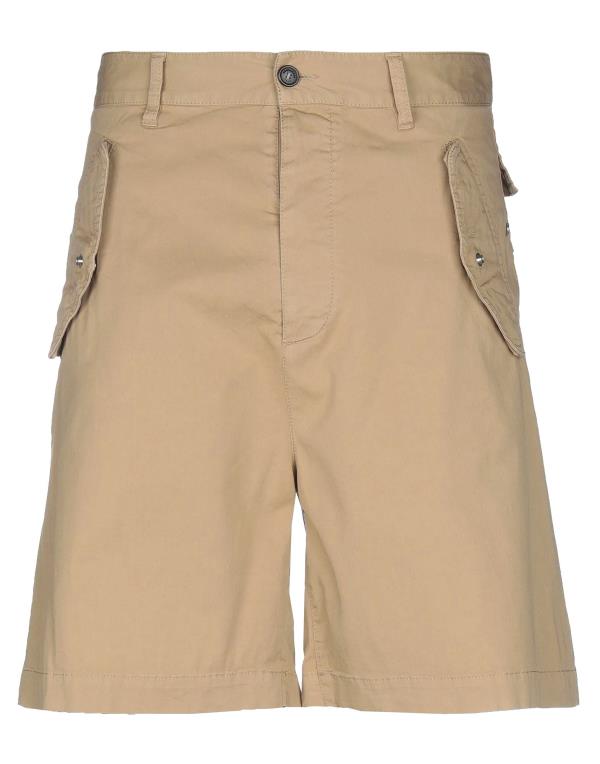 【送料無料】 ディースクエアード メンズ ハーフパンツ・ショーツ ボトムス Shorts & Bermuda Beige