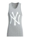 ニューエラ タンクトップ  メンズ 【送料無料】 ニューエラ メンズ タンクトップ トップス Tank top Grey