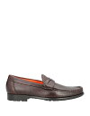 【送料無料】 サントーニ メンズ スリッポン・ローファー シューズ Loafers Dark brown