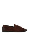 【送料無料】 トッズ メンズ スリッポン・ローファー シューズ Loafers Dark brown