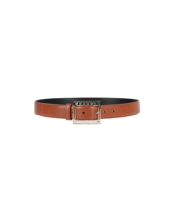 ヴェルサーチェ 革ベルト メンズ 【送料無料】 ヴェルサーチ メンズ ベルト アクセサリー Leather belt Tan