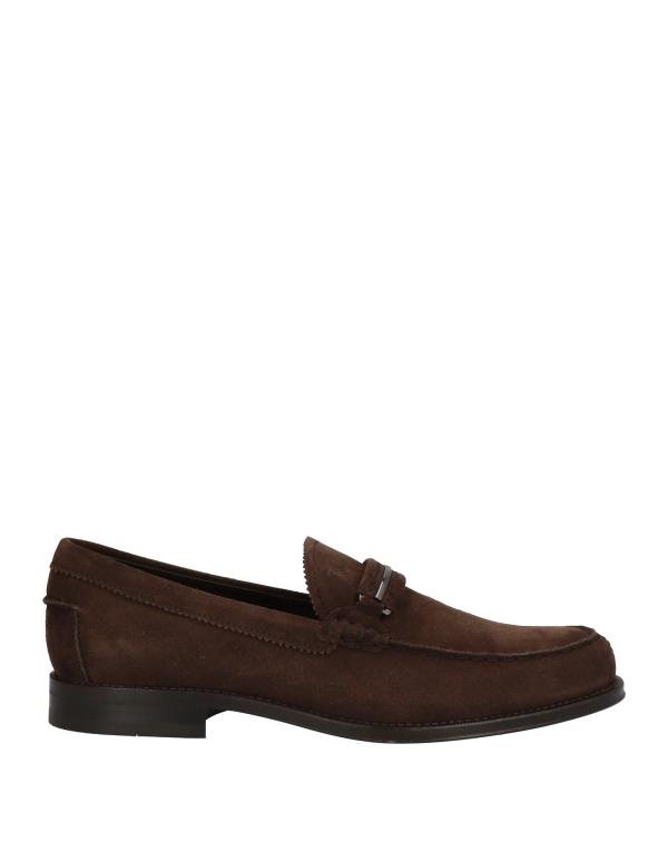 【送料無料】 トッズ メンズ スリッポン・ローファー シューズ Loafers Dark brown