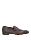 【送料無料】 サントーニ メンズ スリッポン・ローファー シューズ Loafers Dark brown