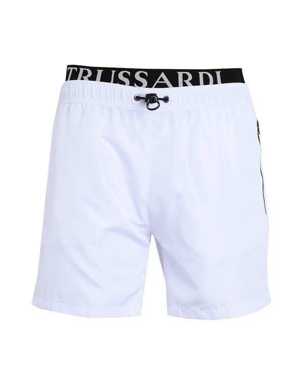 【送料無料】 トラサルディ メンズ ハーフパンツ・ショーツ 水着 Swim shorts White