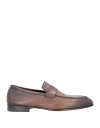 【送料無料】 サントーニ メンズ スリッポン・ローファー シューズ Loafers Dark brown