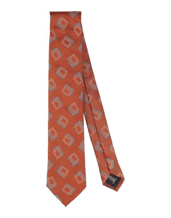 【送料無料】 フィオリオ メンズ ネクタイ アクセサリー Ties and bow ties Brown