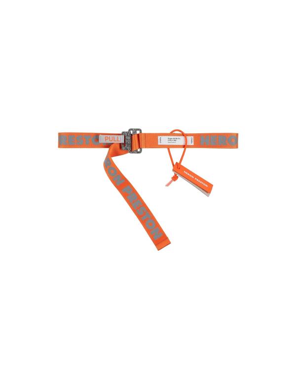 【送料無料】 ヘロンプレストン メンズ ベルト アクセサリー Fabric belt Orange