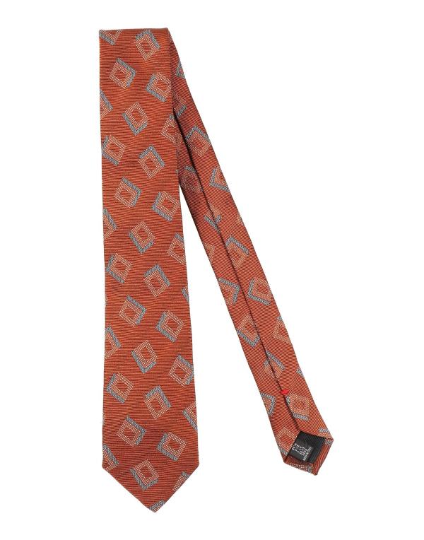  フィオリオ メンズ ネクタイ アクセサリー Ties and bow ties Brown