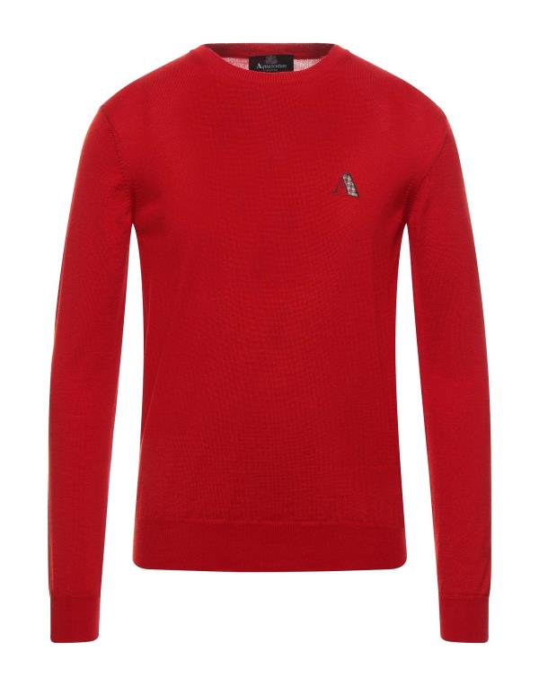 アクアスキュータム 【送料無料】 アクアスキュータム メンズ ニット・セーター アウター Sweater Red