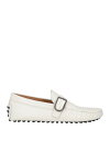 【送料無料】 トッズ メンズ スリッポン・ローファー シューズ Loafers Off white