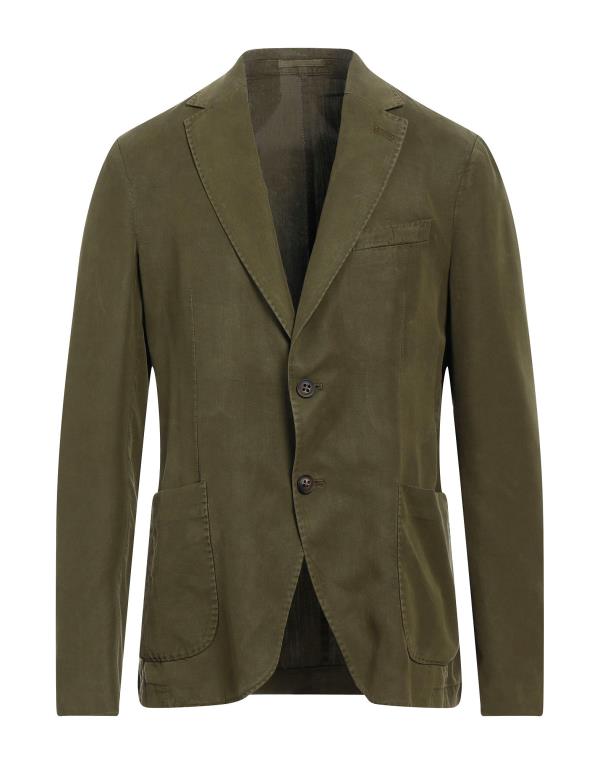 【送料無料】 パルジレリ メンズ ジャケット ブルゾン ブレザー アウター Blazer Military green