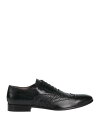 【送料無料】 ポリーニ メンズ スリッポン・ローファー シューズ Laced shoes Black