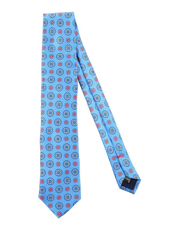  フィオリオ メンズ ネクタイ アクセサリー Ties and bow ties Sky blue