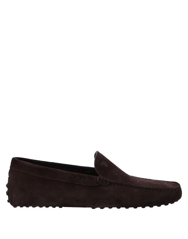 【送料無料】 トッズ メンズ スリッポン・ローファー シューズ Loafers Dark brown