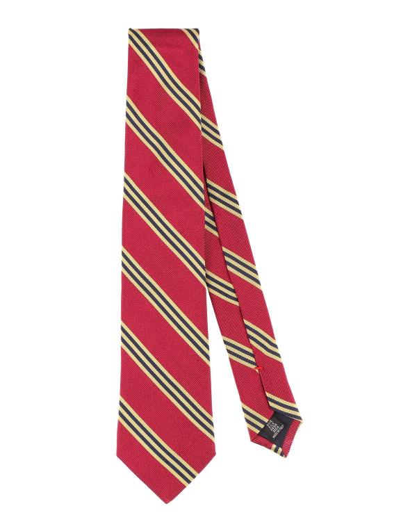  フィオリオ メンズ ネクタイ アクセサリー Ties and bow ties Red