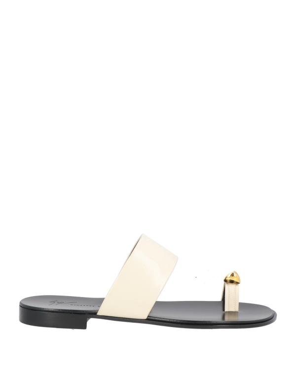 【送料無料】 ジュゼッペザノッティ メンズ サンダル シューズ Flip flops Cream