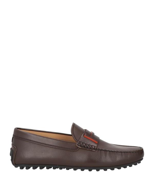 【送料無料】 トッズ メンズ スリッポン・ローファー シューズ Loafers Dark brown