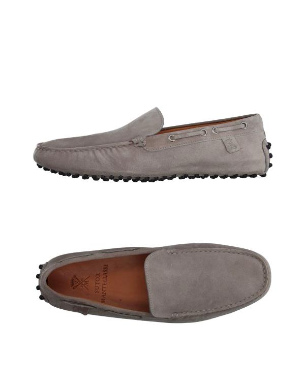 【送料無料】 ストール・マンテラッシ メンズ スリッポン・ローファー シューズ Loafers Grey