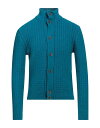 【送料無料】 ディクタット メンズ カーディガン アウター Cardigan Deep jade