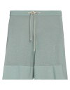 【送料無料】 リックオウエンス メンズ ハーフパンツ・ショーツ ボトムス Shorts & Bermuda Sage green