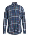 【送料無料】 ビーディーバギーズ メンズ シャツ チェックシャツ トップス Checked shirt Blue