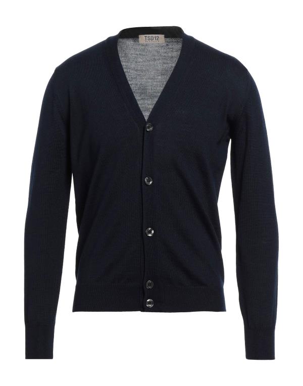 【送料無料】 ティーエスディ12 メンズ カーディガン アウター Cardigan Midnight blue