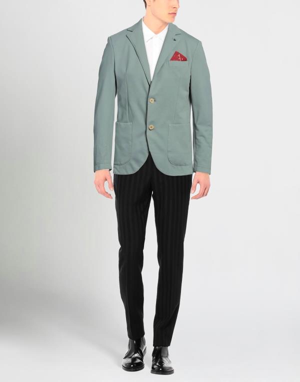 【送料無料】 アティピコ メンズ ジャケット・ブルゾン ブレザー アウター Blazer Sage green 2