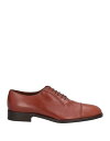 【送料無料】 フラテッリ ロセッティ メンズ スリッポン・ローファー シューズ Laced shoes Brown