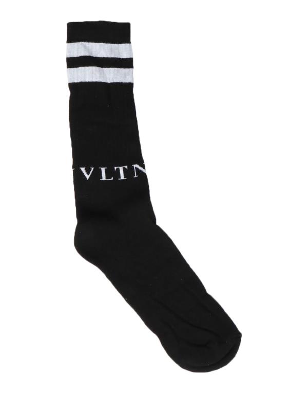 【送料無料】 ヴァレンティノ メンズ 靴下 アンダーウェア Short socks Black