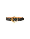 yz cCZbg Y xg ANZT[ Leather belt Black