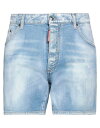 【送料無料】 ディースクエアード メンズ ハーフパンツ・ショーツ デニムショーツ ボトムス Denim shorts Blue