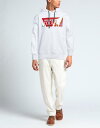 【送料無料】 ヴェルサーチ メンズ パーカー・スウェット フーディー アウター Hooded sweatshirt White 2