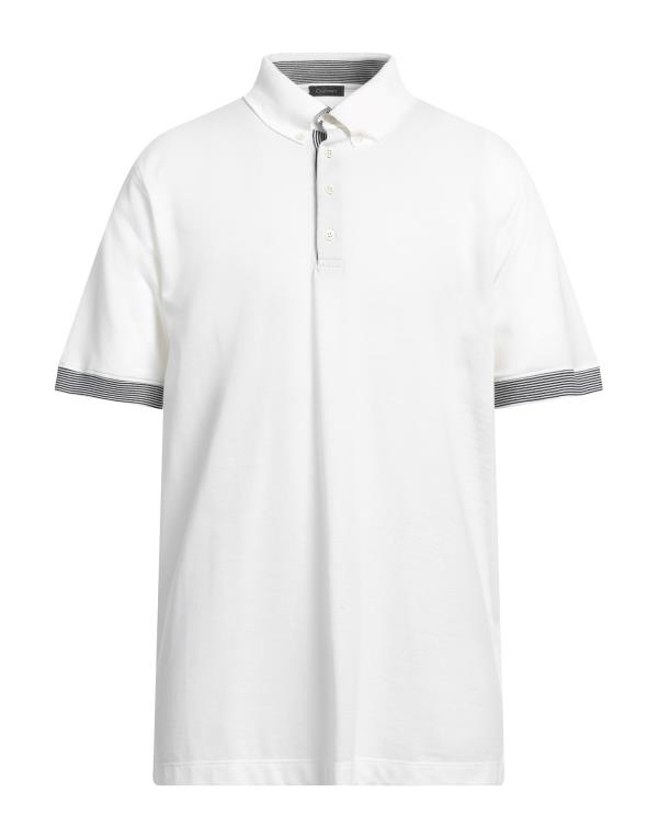 クルチアーニ ポロシャツ メンズ 【送料無料】 クルチアーニ メンズ ポロシャツ トップス Polo shirt Off white