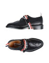 【送料無料】 トムブラウン メンズ スリッポン・ローファー シューズ Laced shoes Black