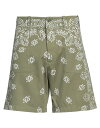 【送料無料】 アミリ メンズ ハーフパンツ・ショーツ ボトムス Shorts & Bermuda Military green