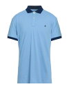 【送料無料】 ブルックスフィールド メンズ ポロシャツ トップス Polo shirt Light blue