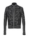 【送料無料】 モスキーノ メンズ ジャケット・ブルゾン アウター Jacket Black