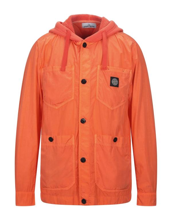 ストーンアイランド 【送料無料】 ストーンアイランド メンズ ジャケット・ブルゾン アウター Jacket Orange