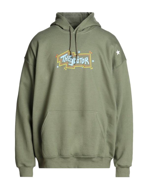 【送料無料】 エディター メンズ パーカー・スウェット フーディー アウター Hooded sweatshirt Military green
