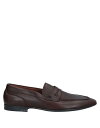 【送料無料】 ポリーニ メンズ スリッポン・ローファー シューズ Loafers Dark brown